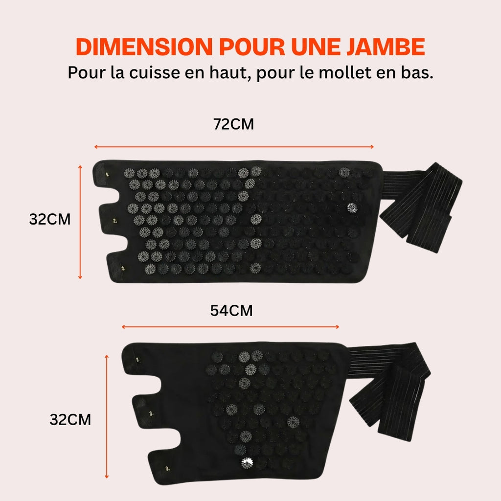 Jambières d'acupression Akouna — Mollets & Cuisses