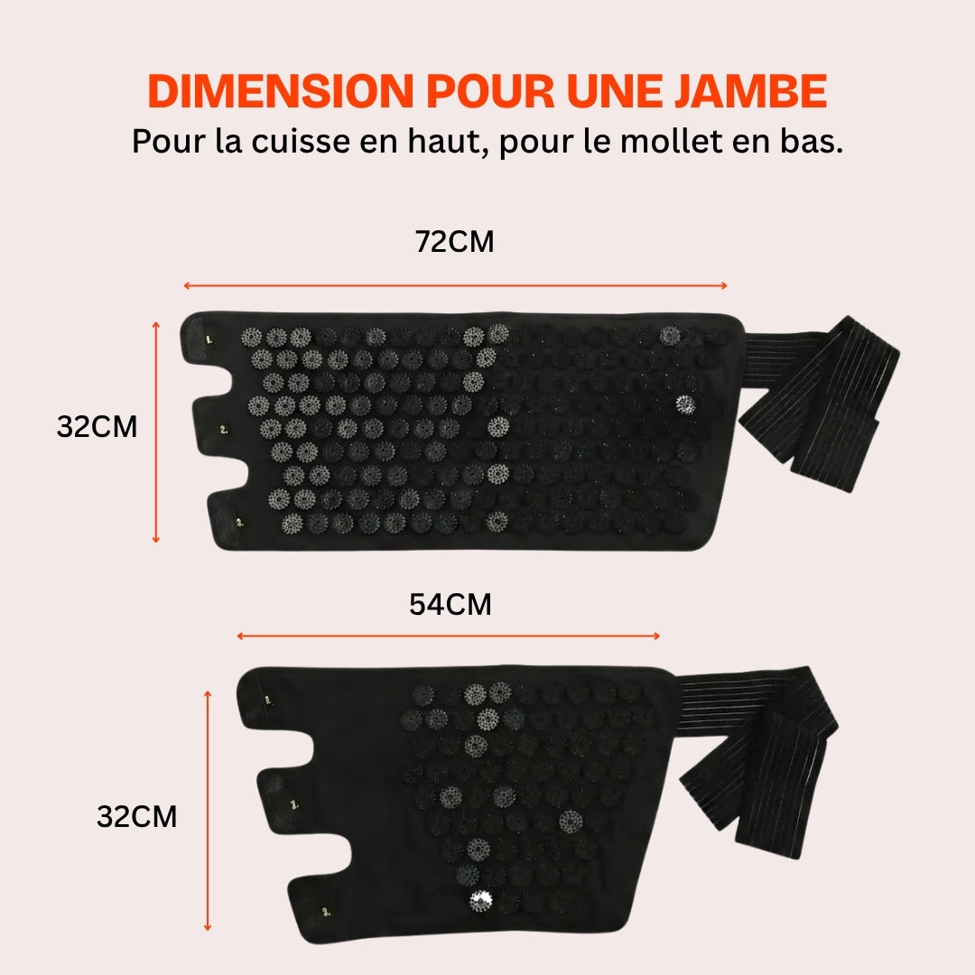 Jambières d'acupression Akouna — Mollets & Cuisses