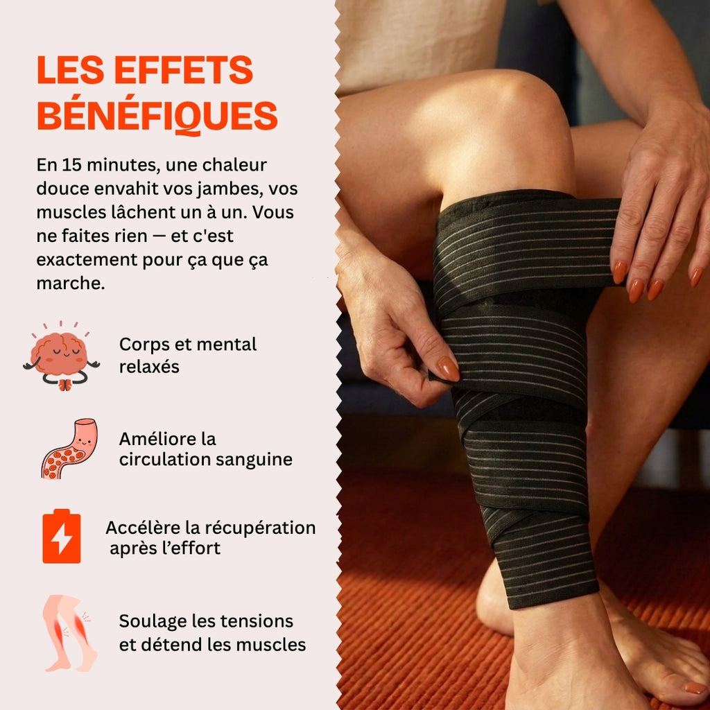 Jambières d'acupression Akouna — Mollets & Cuisses